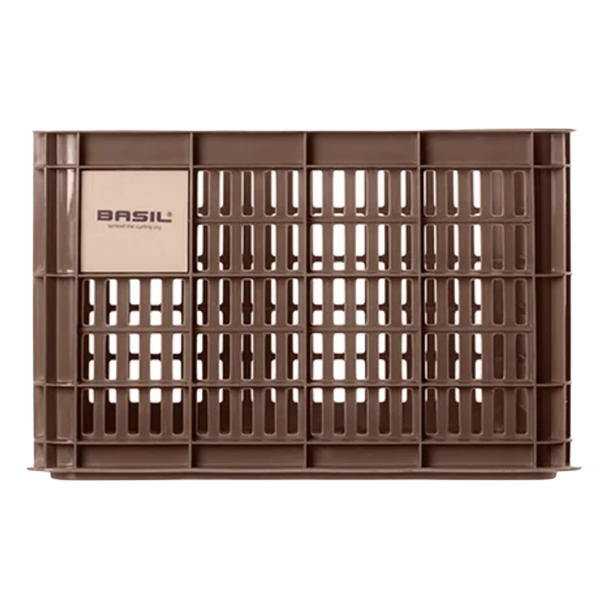 gerecyclede fietskrat basil crate m 29 5 liter 35 x 45 x 25 cm brown