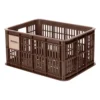 gerecyclede fietskrat basil crate s brown