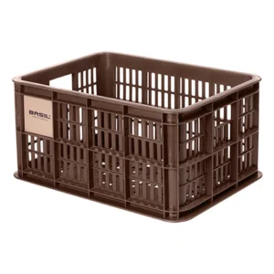 Gerecyclede fietskrat Basil Crate S 17.5 liter 29 x 39 x 20 cm - brown