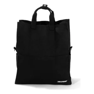 Gerecyclede-fietstas-urban-proof-city-tote-bag-22-liter-zwart. Webp gerecyclede fietstas urban proof city tote bag 22 liter zwart