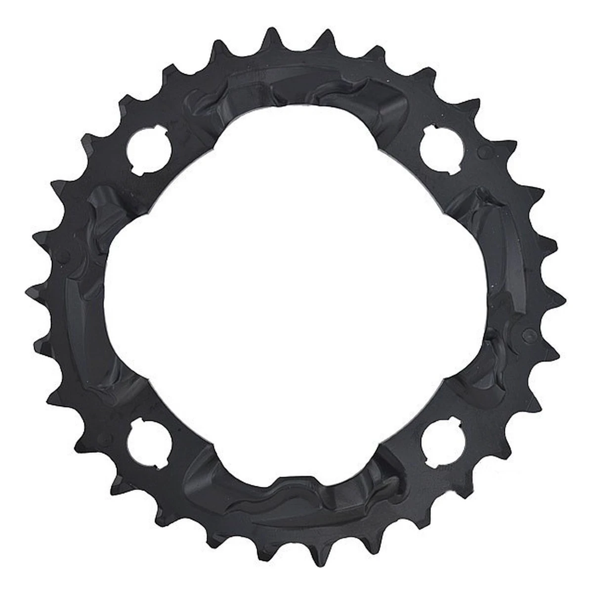 Kettingblad-30-tands-shimano-fc-mt500-fc-m523-an-10-speed-zwart. Webp kettingblad 30 tands shimano fc mt500 fc m523 an 10 speed zwart