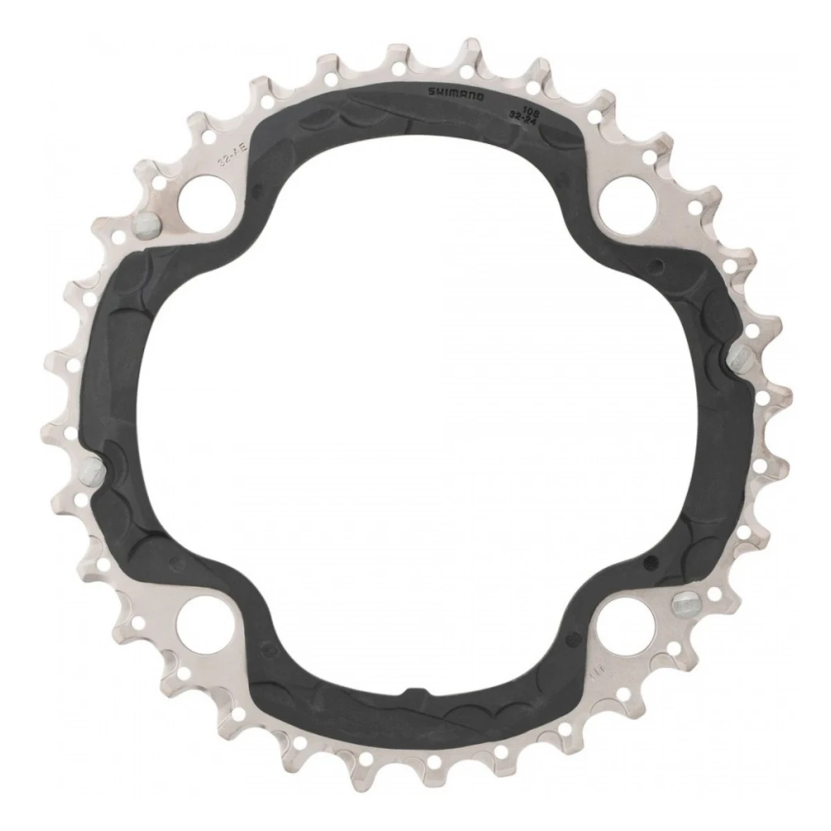 Kettingblad-32t-shimano-slx-fc-m670-ae-10-speed-zilver. Webp kettingblad 32t shimano slx fc m670 ae 10 speed zilver