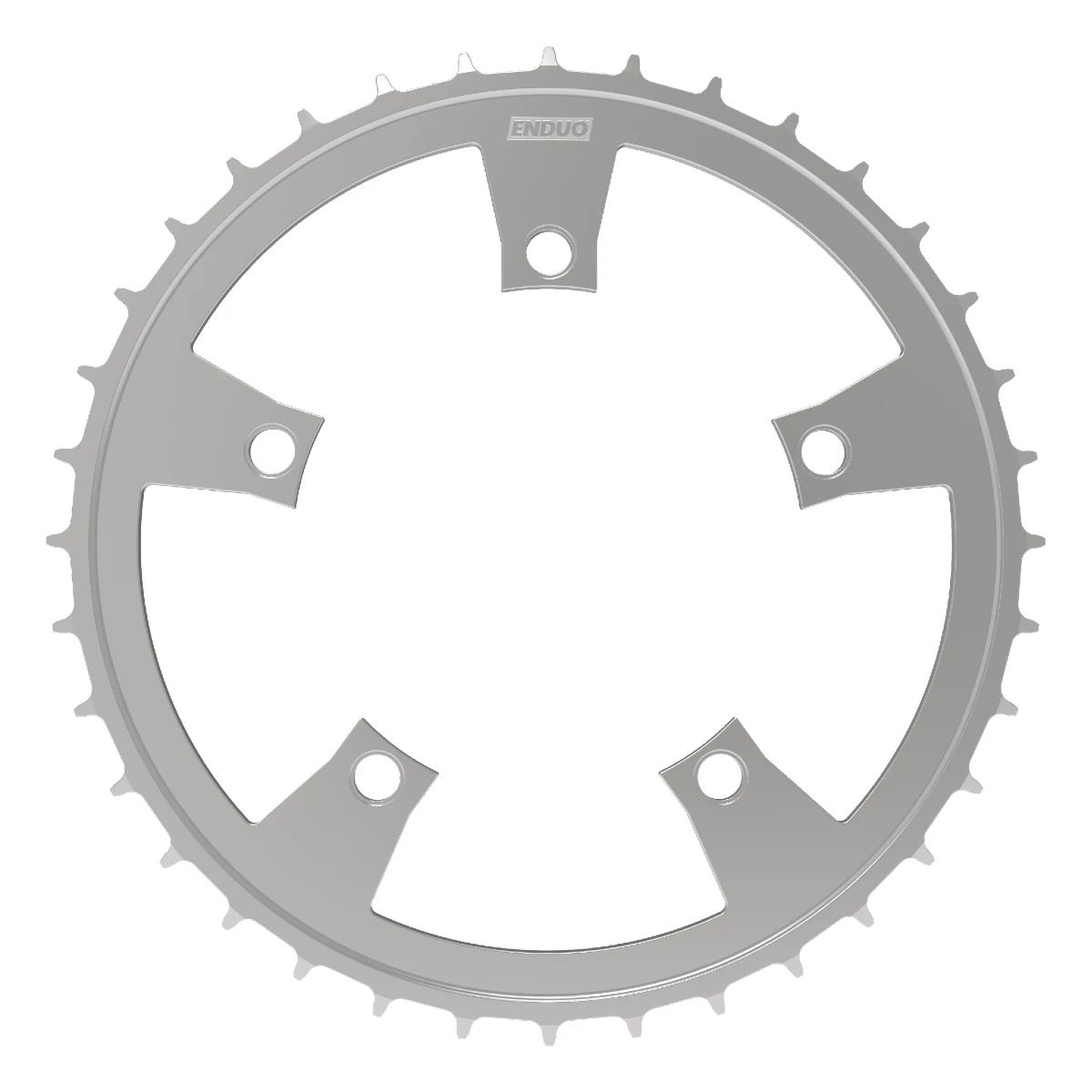 Kettingblad-72t-enduo-cargo-5-b-130-bcd-cl-46-7mm-zilver. Webp kettingblad 72t enduo cargo 5 b 130 bcd cl 46 7mm zilver
