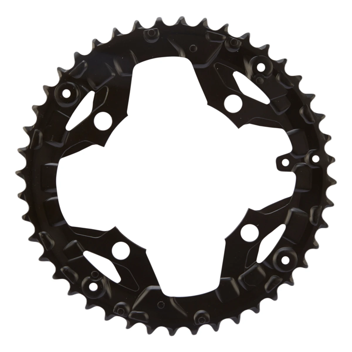 Kettingblad-shimano-acera-fc-t3010-9-speed-44-tands-voor-kettingbeschermer-zwart. Webp kettingblad shimano acera fc t3010 9 speed 44 tands voor kettingbeschermer zwart