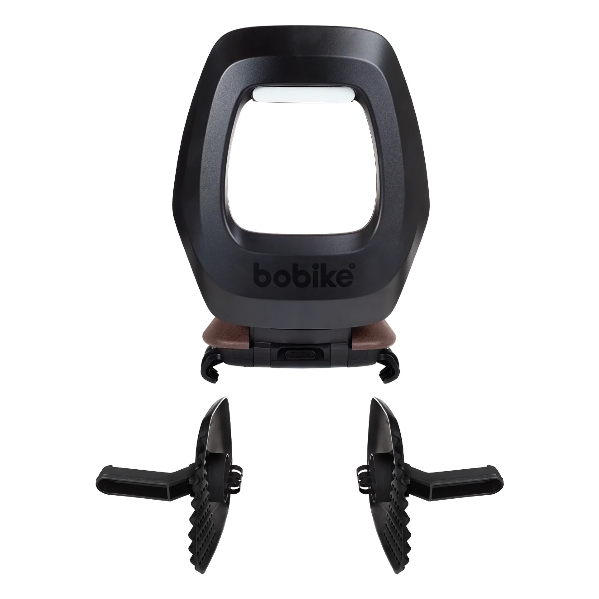 Kinderzitje-achter-bobike-one-junior-dragermontage-zwart-bruin-2. Webp kinderzitje achter bobike one junior dragermontage zwart bruin 2