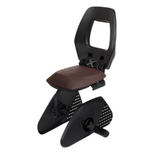 Kinderzitje achter Bobike One Junior - Dragermontage- Zwart / bruin