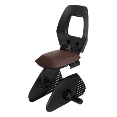 Kinderzitje achter Bobike One Junior - Dragermontage- Zwart / bruin