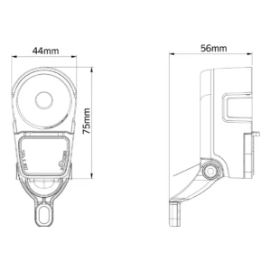 koplamp herrmans h ike batterij 40 lumen tekening