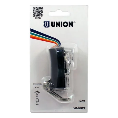 koplamp marwi un 4800 led met batterij en rvs beugel in verpakking