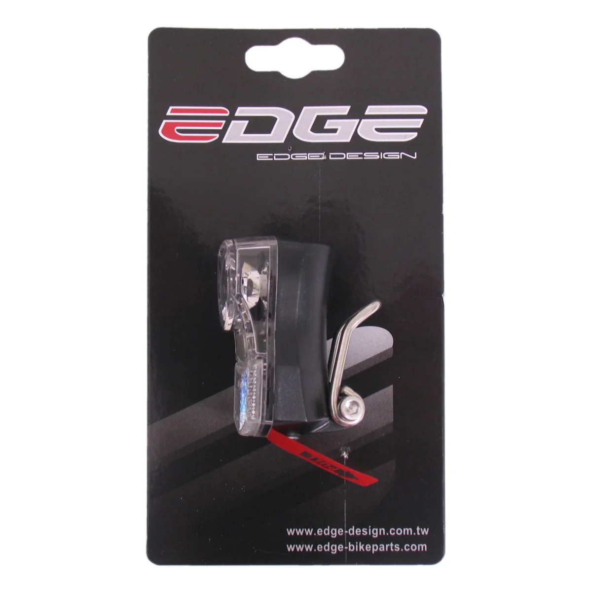 koplamp edge swift 2 0 1 led met reflectie incl batterijen op kaart verpakt 1