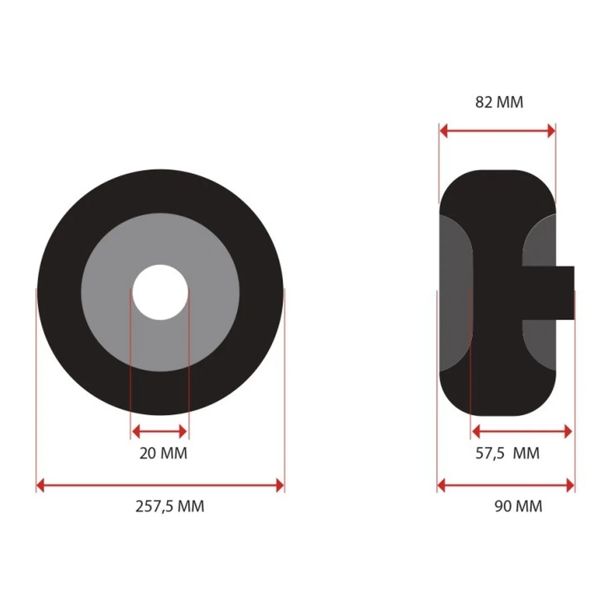 Los_wiel_10_massief_rubber_ijzeren_velg_voor_oud_model_steekwagen_1. Webp los wiel 10 massief rubber ijzeren velg voor oud model steekwagen 1
