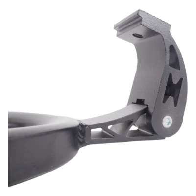 middenstandaard 28 edge double 2 poot 30cm aluminium zwart 4