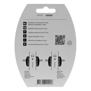 Remblokken_simson_cantilever_72mm_1_paar_zwart_2. Webp remblokken simson cantilever 72mm 1 paar zwart 2