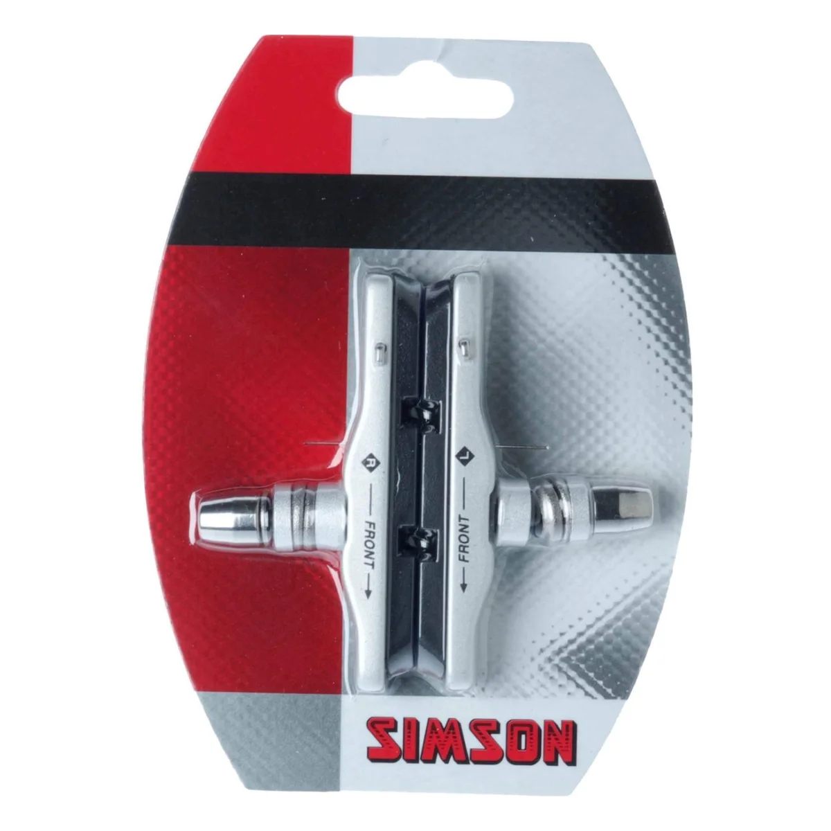 Remblokken_simson_v_brake_72mm_1_paar_zilver_1. Webp remblokken simson v brake 72mm 1 paar zilver 1