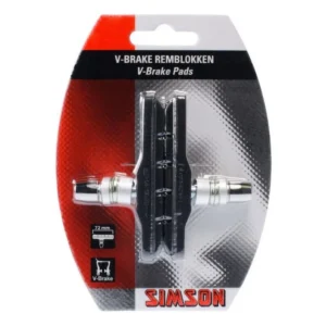 remblokken simson v brake 72mm 1 paar zwart 1