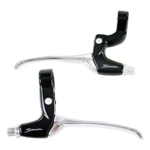 Remgreepset Saccon voor rollerbrake - 4 vingers - zwart / zilver