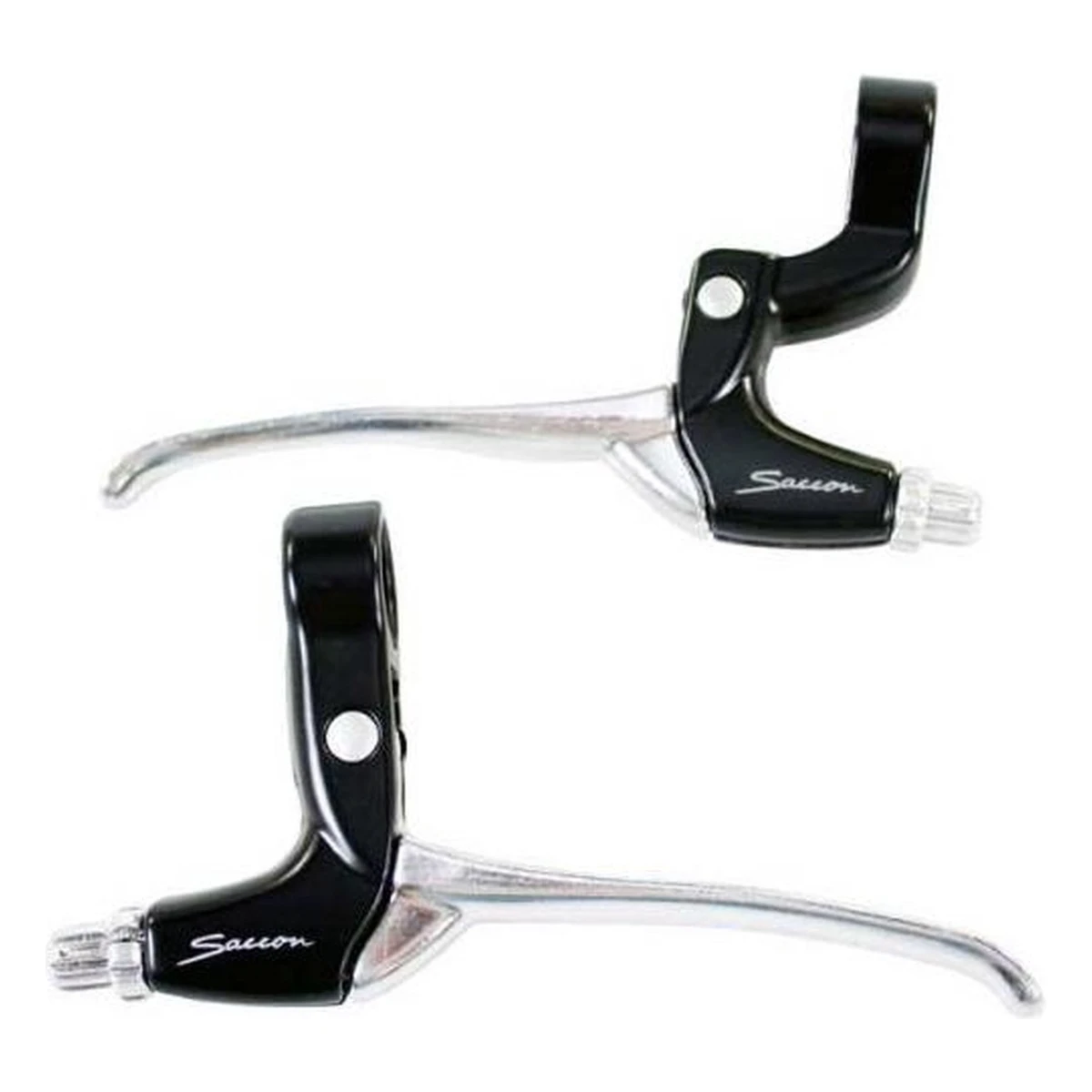 Remgreepset-saccon-rollerbrake-zwart-zilver. Webp remgreepset saccon rollerbrake zwart zilver