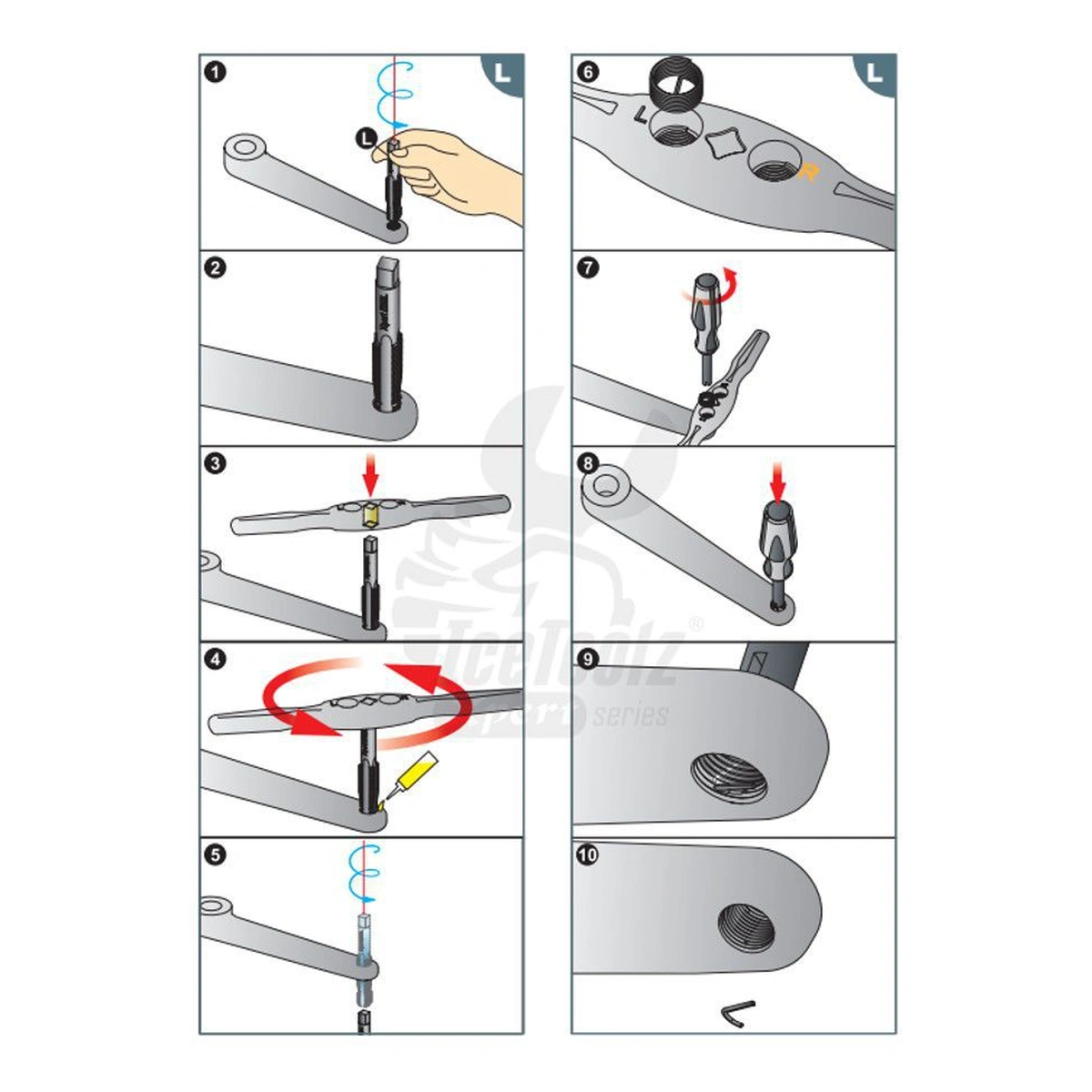 reparatieset voor pedaalas icetoolz xpert e521 info 1