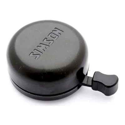 Fietsbel Simson Traditioneel staal - zwart