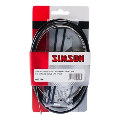 Versnellingskabelset 4/7/8-speed Shimano Nexus - zwart