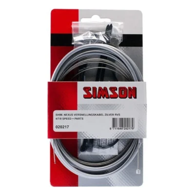 Versnellingskabelset 4/7/8-speed Simson mdl. Shimano Nexus - grijs
