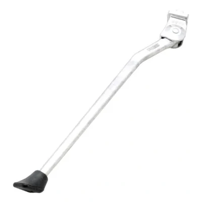 Zijstandaard 28" Simson Basic met 30mm brede plaat - zilver