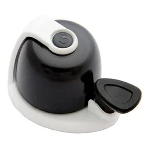 Fietsbel Simson Allure - zwart/wit