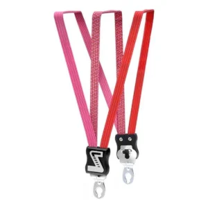 Snelbinder Trio Simson kort met 3 binders - roze/rood