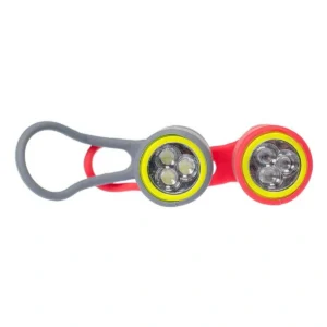 Simson Verlichtingsset LED ''Simmy'' - zwart/rood (batterij)