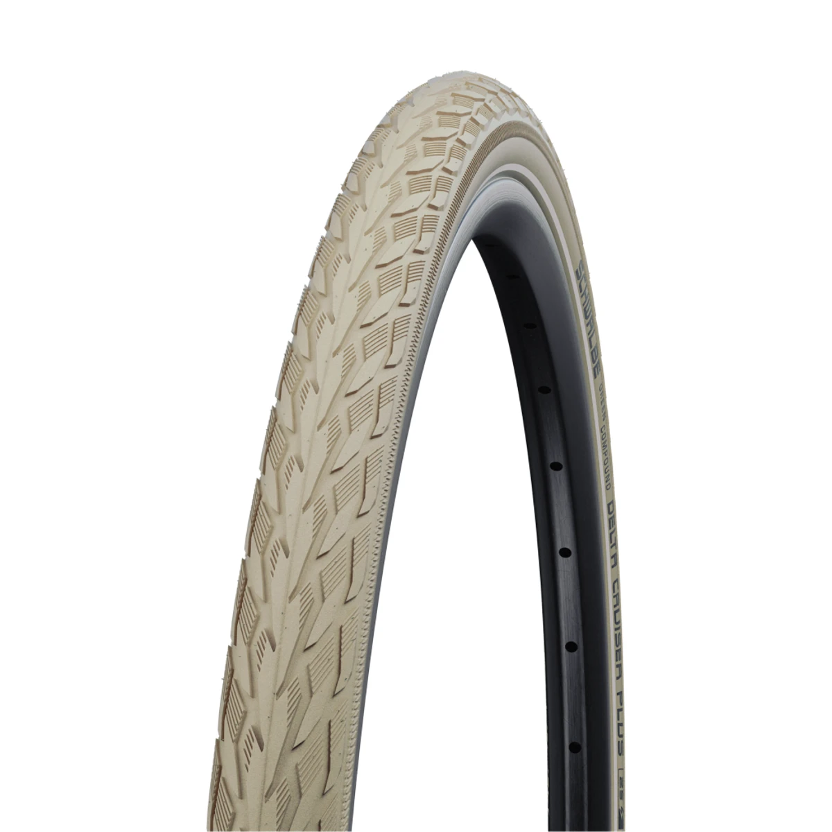schwalbe delta cruiser creme met reflectie 2