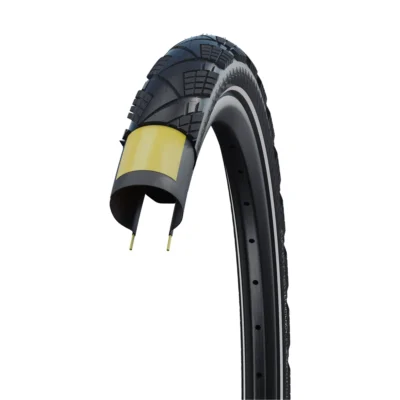 schwalbe marathon efficiency zwart met reflectie 1 1