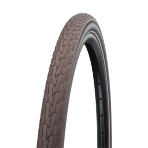 Buitenband Schwalbe Road Cruiser K-Guard - 26 x 1.75" / 47-559 - Bruin met reflectie