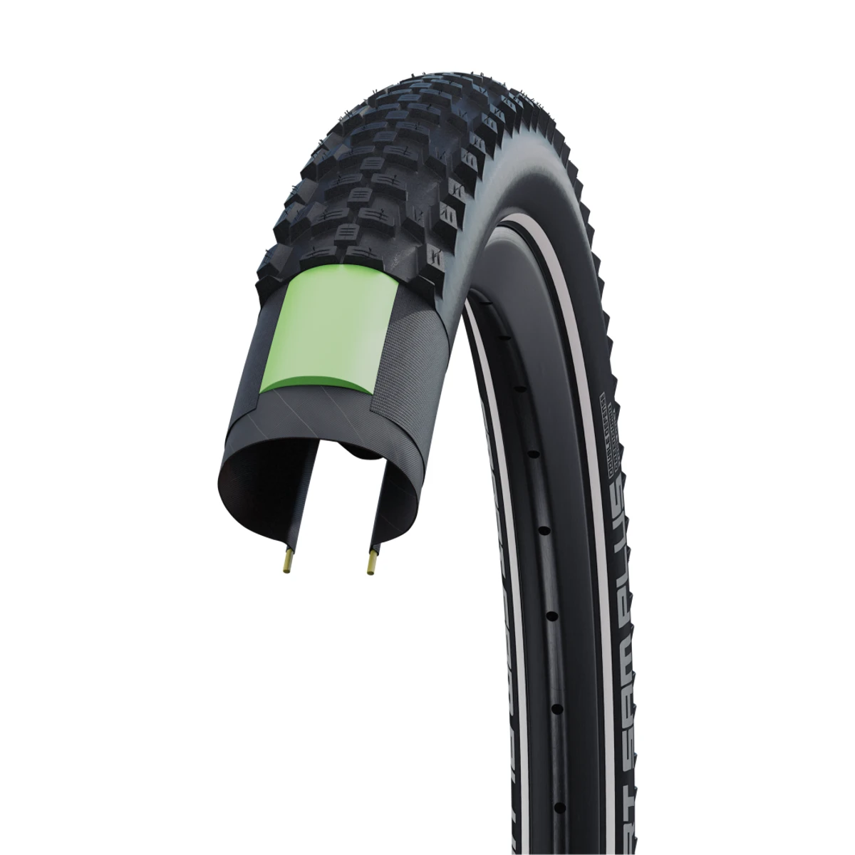 Schwalbe-smart-sam-dd-zwart-zwart-met-reflectie-1-1. Webp schwalbe smart sam dd zwart zwart met reflectie 1 1