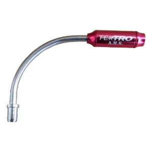 V-Brake kabelbocht 90° Tektro met remkrachtmodulator - Zilver / rood