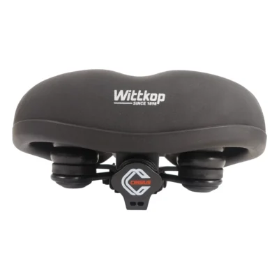 zadel wittkop kelvin accu met zadelstrop zwart 1