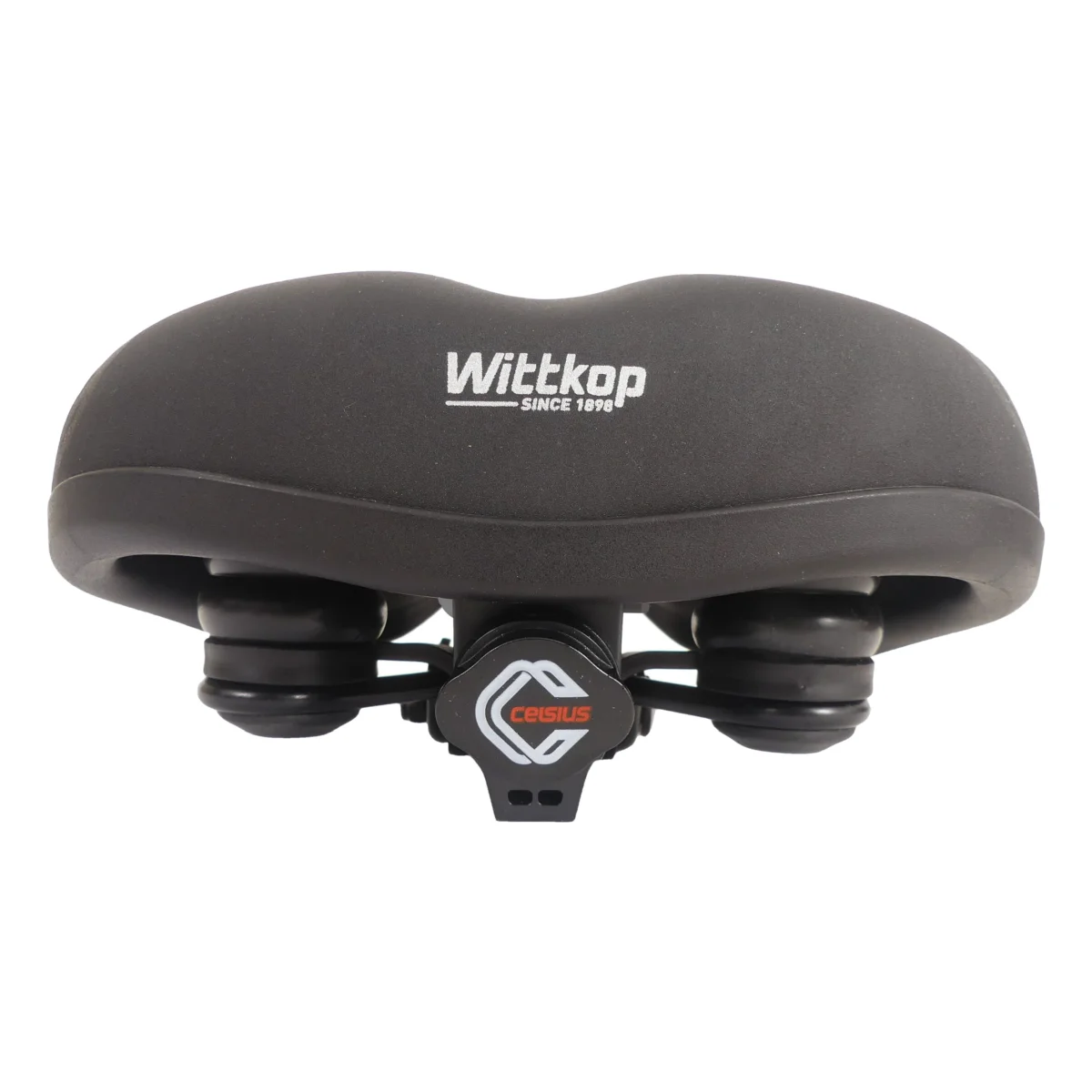 Zadel_wittkop_kelvin_accu_met_zadelstrop_zwart_1. Webp zadel wittkop kelvin accu met zadelstrop zwart 1