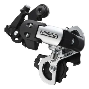 Achterderailleur 6/7-speed Shimano Tourney RD-FT35 - directe montage D-Type - Zilver/Zwart