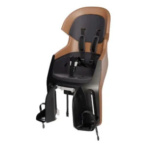 Kinderzitje achter Bobike Evolve Maxi - dragerbevestiging - Cinnamon Brown