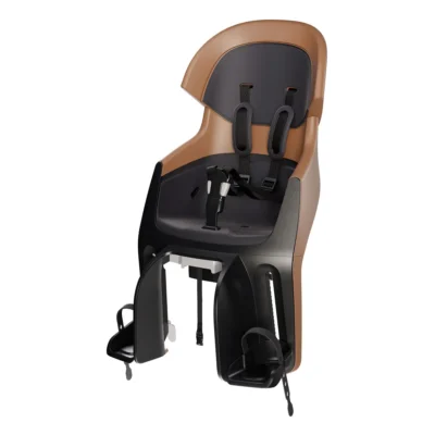 Kinderzitje achter Bobike Evolve Maxi - dragerbevestiging - Cinnamon Brown