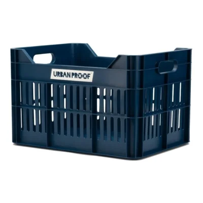 Gerecyclede Fietskrat Urban Proof Click 30 Liter - Donkerblauw