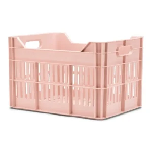 Gerecyclede Fietskrat Urban Proof Click 30 Liter - Pastelroze