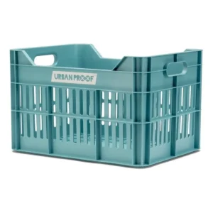 Gerecyclede fietskrat Urban Proof Click 30 liter - lucht blauw