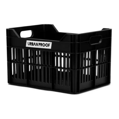 Gerecyclede fietskrat Urban Proof Junior 15 liter - zwart