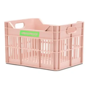 Gerecyclede Fietskrat Urban Proof Junior 15 Liter - Pastelroze