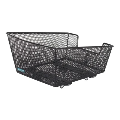 Fietsmand Around College Basic Small incl. voorgemonteerd Around Fix systeem - zwart