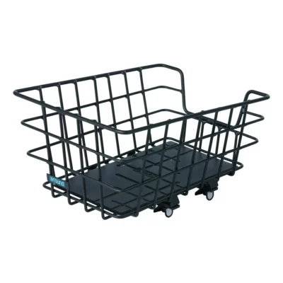 Fietsmand Around College incl. Around fix systeem - zwart