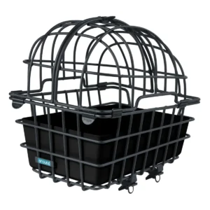 Dierenfietsmand Around Luna XL incl. Around fix system - mat zwart