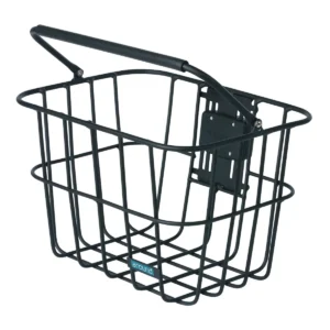 Fietsmand Around ACE afneembaar incl. Klick Fix adapter - mat zwart