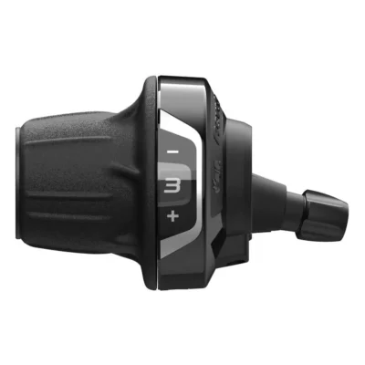 Draaiversteller (links) 3-speed Shimano Tourney SL-RV400 - zwart/zilver