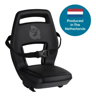 Kinderzitje achter Qibbel Junior 6+ Longtail Edition - Midnight Black